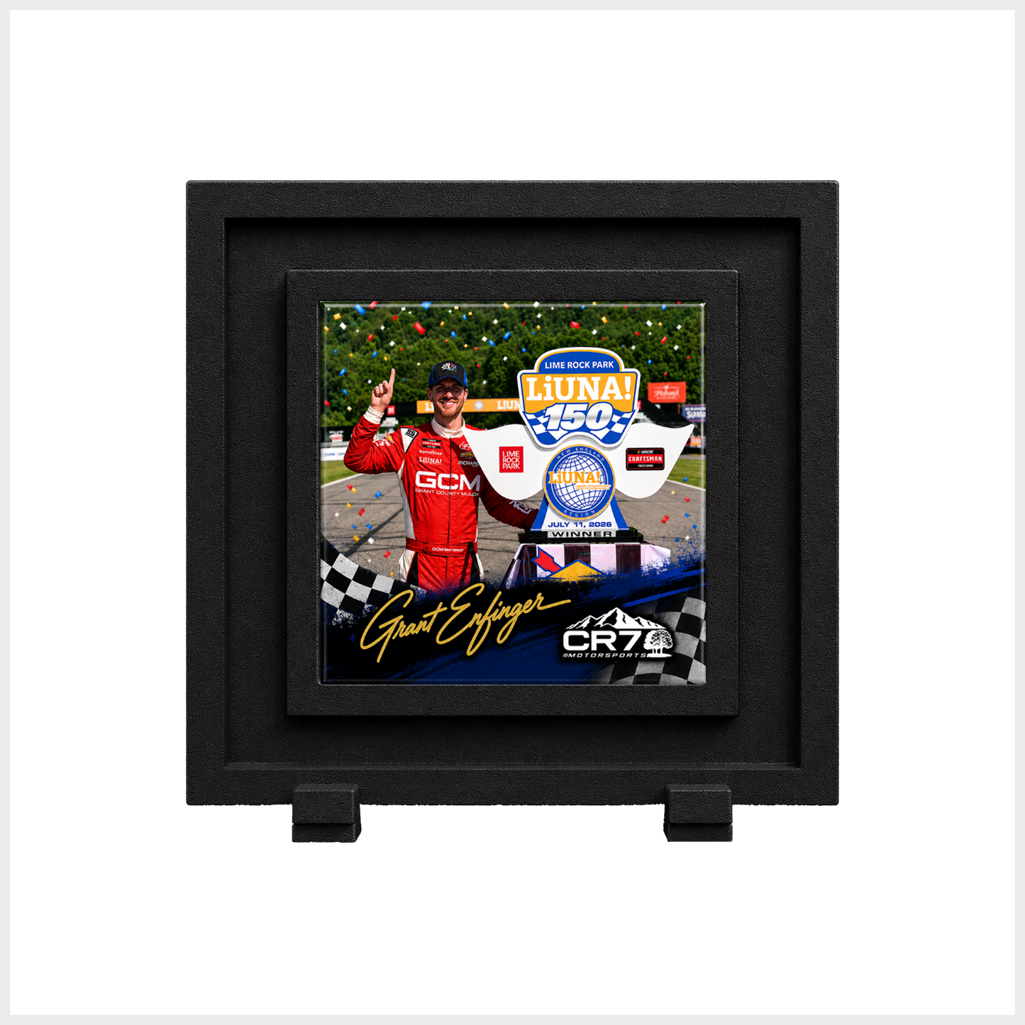 Victory Lane Keepsake Magnet and Display Frame - LiUNA! 150 at Lime Rock Park