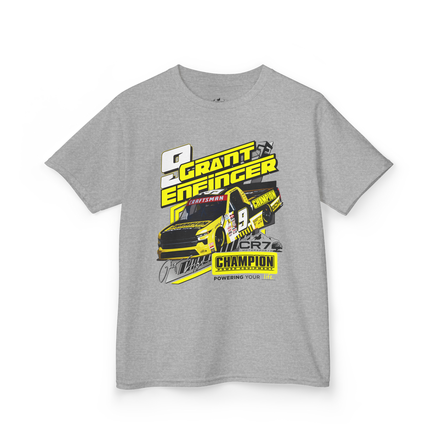 Youth Grant Enfinger Champion Power Equipment Tee